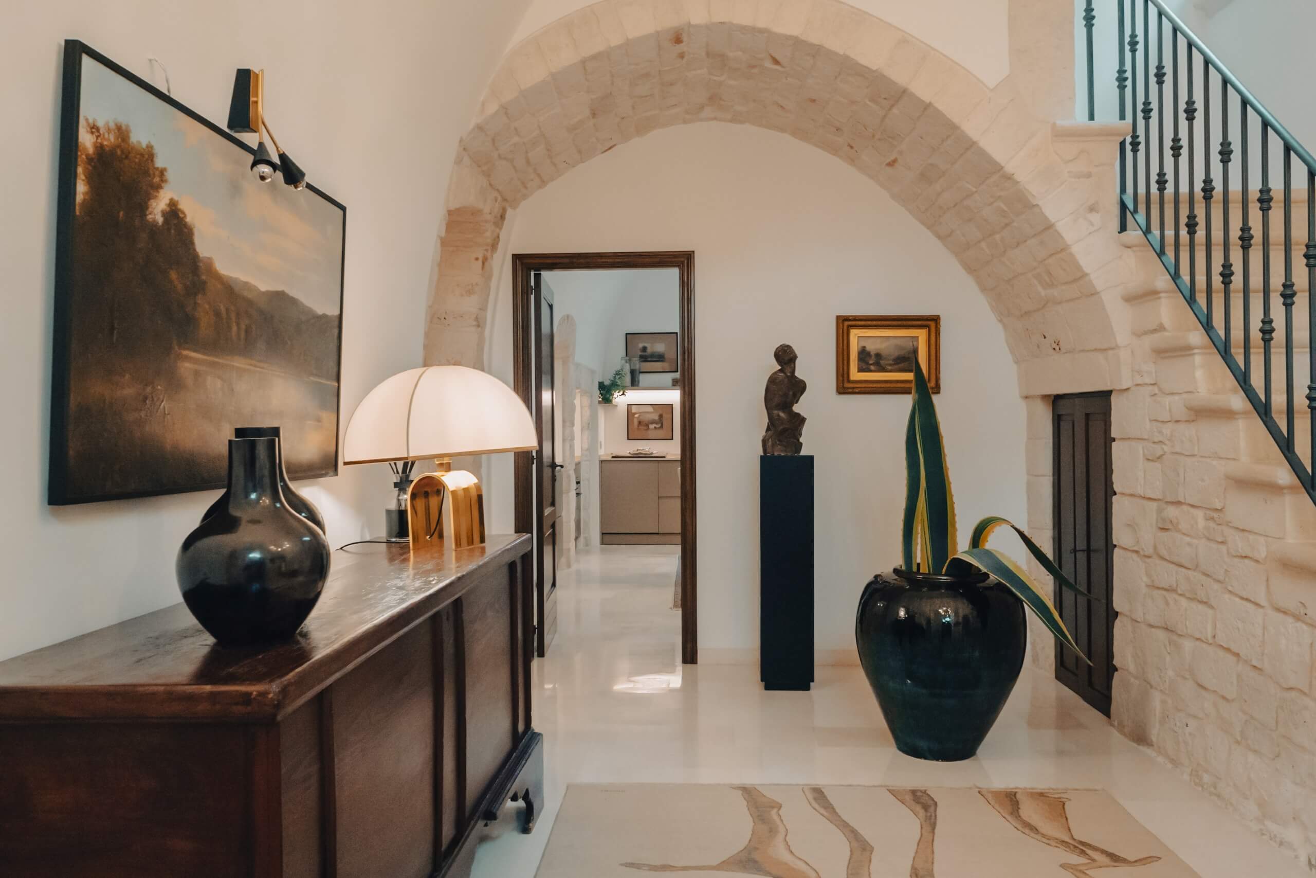You have just walked in your Apulian home.