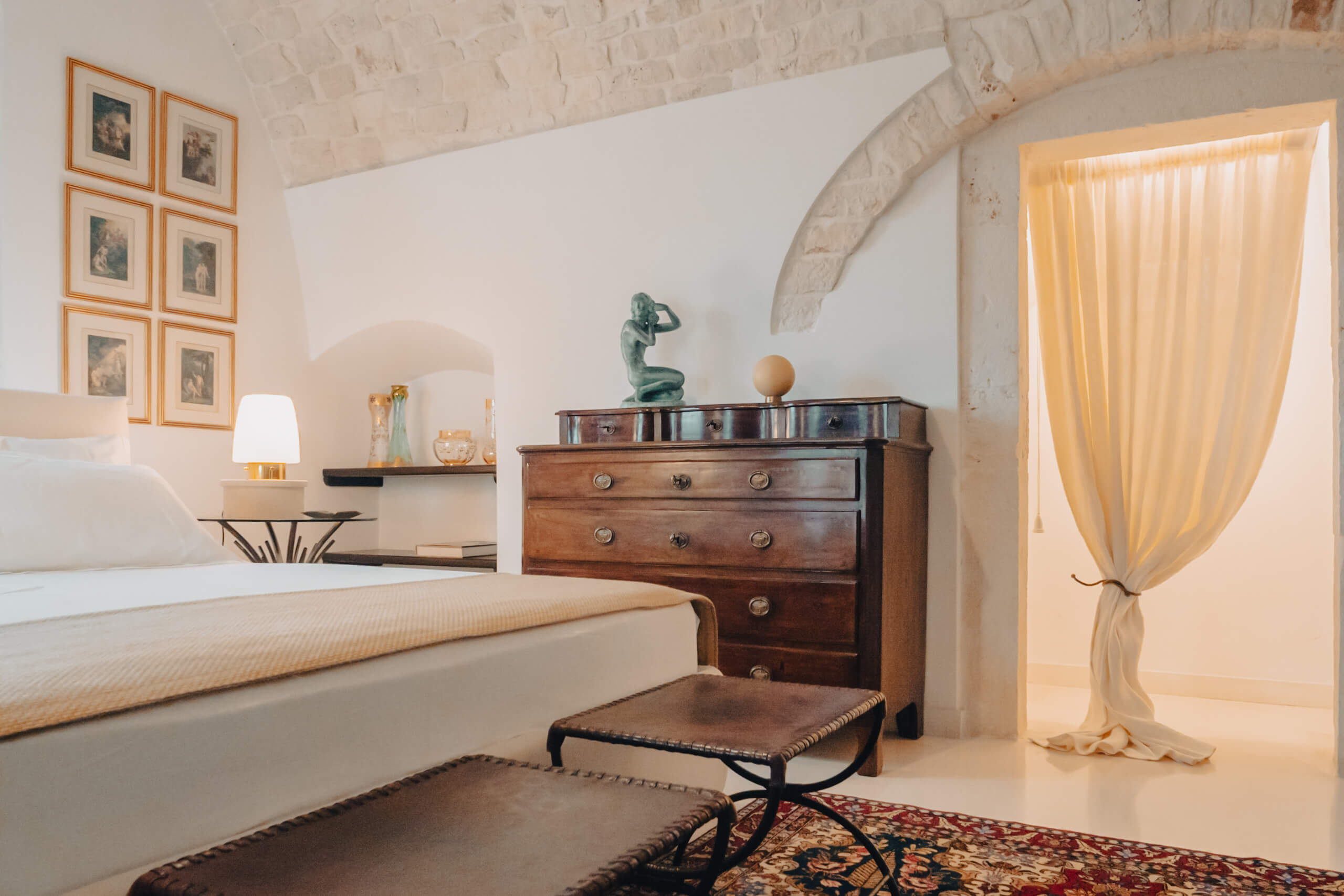 Camera matrimoniale in antica masseria di lusso in Puglia | Masseria della Croce